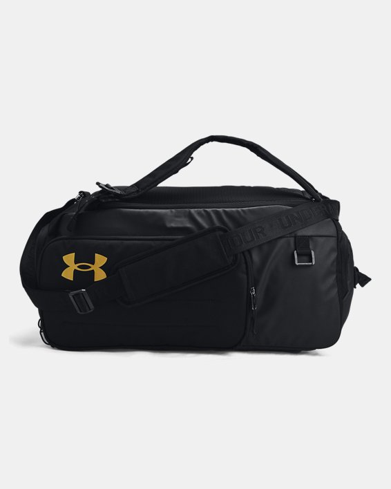UA Contain Duo Medium Backpack Duffle, Black, pdpMainDesktop image number 0